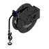 Thumbnail image #1 for equip Open Black Epoxy Coated Steel Retractable Hose Reel with 3/8 Inch x 50 Foot Hose and High Flow Spray Valve