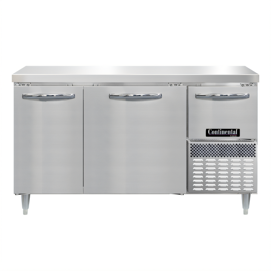 Product image #1 for Continental Refrigerator Designer Line 60" Two-Section Worktop Freezer