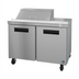 Thumbnail image #1 for Hoshizaki Steelheart SR48B-8 48-Inch Two-Section Sandwich Top Prep Refrigerator