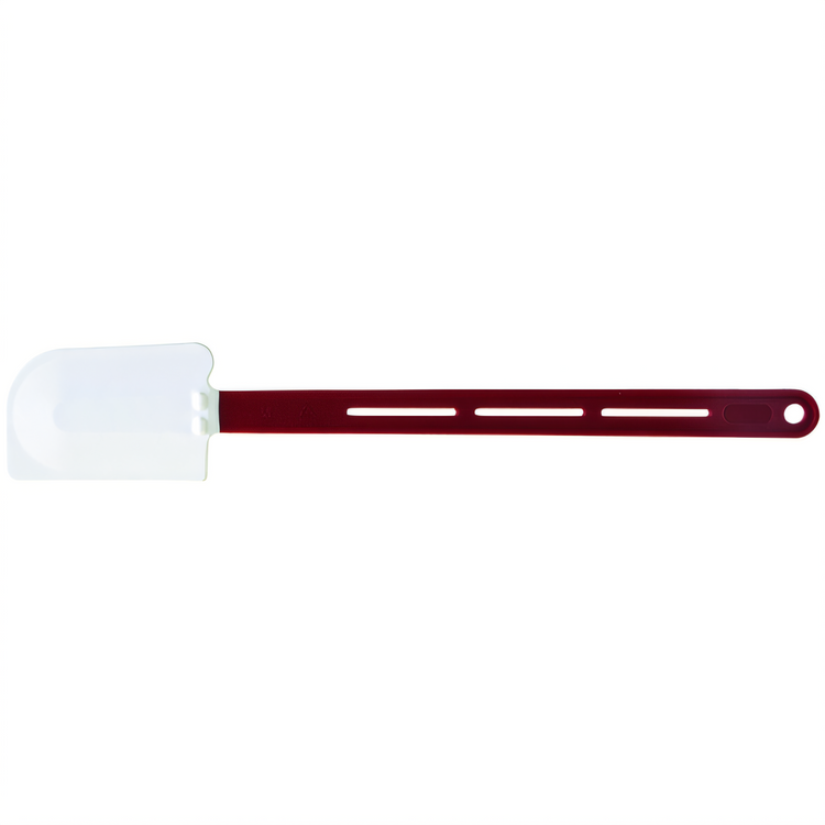 Product image #1 for Winco 16-1/4-Inch Heat-Resistant Silicone Scraper with Nylon Handle, Red
