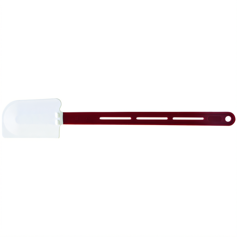 Product image #1 for Winco 16-1/4-Inch Heat-Resistant Silicone Scraper with Nylon Handle, Red