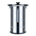 Thumbnail image #1 for Omcan USA 43142 Countertop Electric Pourover Hot Water Boiler, 3.83-Gallon, Manual-Fill, Stainless Steel