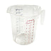 Thumbnail image #1 for Winco Deluxe Polycarbonate 2-Quart Measuring Cup with Red and Blue Markings