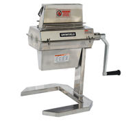 Stainless Steel Hand Crank Meat Tenderizer Attachment with Stand and 74 Blades