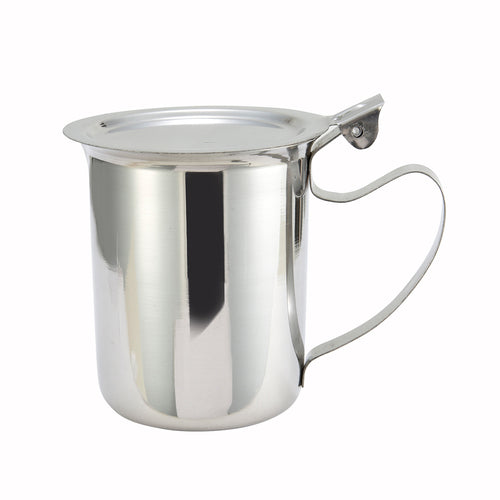 Product image #1 for Winco 10 oz Stainless Steel Server/Creamer with Stackable Cover and Handle