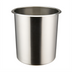 Thumbnail image #1 for Winco Prime 3.5 Qt Round Stainless Steel Bain Marie Insert Pan