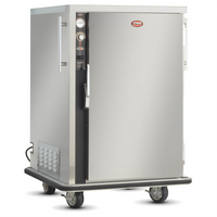 Stainless Steel Mobile Humidified Heated Holding Transport Cabinet with 7 Universal Tray Slides