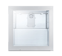 Summit Commercial Countertop Vodka and Martini Glass Froster, 2 Cu. Ft., Glass Door