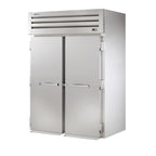 Thumbnail image #1 for True Mfg. - General Foodservice SPEC SERIES STR2RRI-2S-HC 2-Section Roll-In Refrigerator, Locking Solid Doors, Stainless Steel, Self-Contained