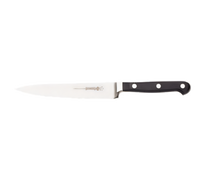 Mundial 6-Inch Forged Utility Knife with Black Polyacetal Handle