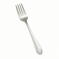 Peacock 6-3/4 Inch Salad Fork, 18/8 Stainless Steel, Extra Heavyweight, Mirror Finish