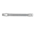 Thumbnail image #1 for Dormont Hi-PSI Stainless Steel Braided Water Connector Hose, 1/4 Inch Diameter x 60 Inch Length, Brass Fittings