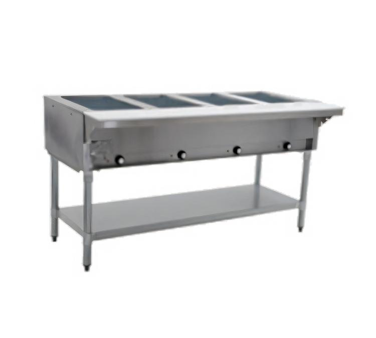Product image #1 for Eagle Group DHT5-208-3 Electric Hot Food Table, Open Base, 5 Dry Wells, 79-Inch, 208V Three-Phase