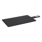 Thumbnail image #1 for Browne USA Foodservice Cuisipro 74791502 Rectangular Wood Serving Board with Handle, 18" x 7-1/2"