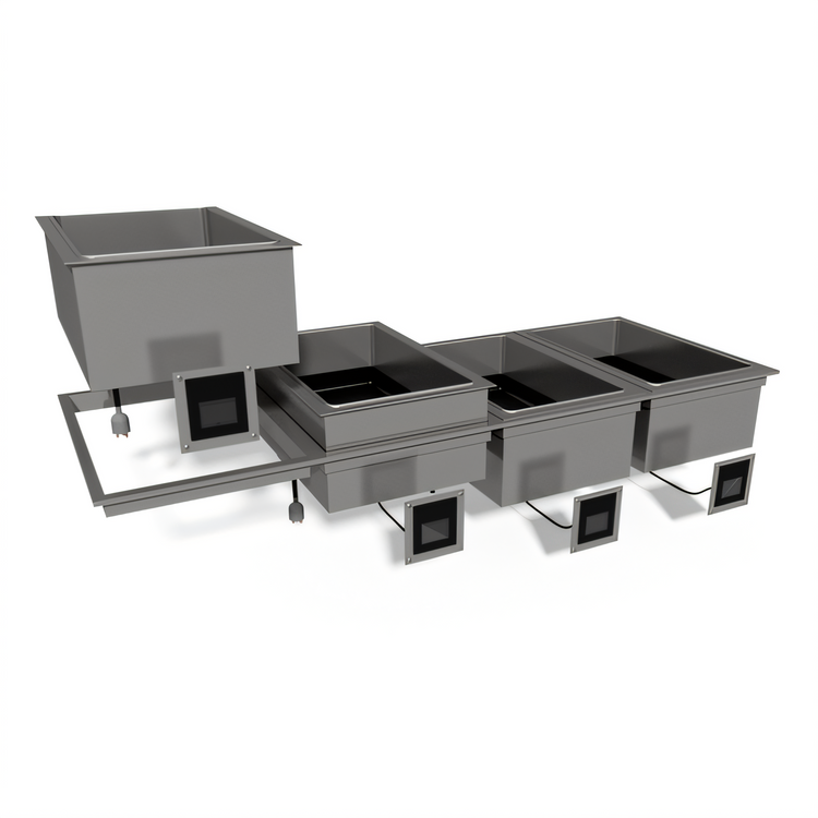 Product image #1 for Duke WW-5 Waterless Hot Food Well Drop-In Unit (5 Wells)