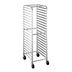 Thumbnail image #1 for Sapphire Welded Aluminum End-Loading Sheet Pan Rack, 20-Pan Capacity, Swivel Casters