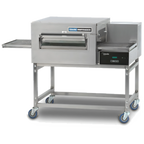 Thumbnail image #1 for Lincoln Foodservice Impinger II (1100 Series) 1180-FB1E Electric Single-Stack Conveyor Pizza Oven with Digital Controls and High Stand