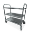 Thumbnail image #1 for Stainless Steel 3-Shelf Utility Bus Cart