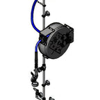Thumbnail image #1 for T&S Brass B-7122-C1MXS2CFH Enclosed Stainless Steel Retractable Hose Reel Assembly with 30-Ft Hose and Mixing Faucet