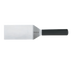 Thumbnail image #1 for Mundial 6 x 3 Inch Heat Resistant Square-End Turner with Stainless Steel Blade and Black Polypropylene Handle