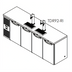 Thumbnail image #1 for True Premier Bar TDR92-RI Four-Section Refrigerated Draft Bar Cooler, 92-Inch, Flat Top, Left-Side Self-Contained Refrigeration