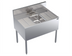 Thumbnail image #1 for Krowne Royal Series 36-Inch Wide x 24-Inch Deep One-Compartment Underbar Sink Unit with Dual Drainboards and Deck-Mount Faucet