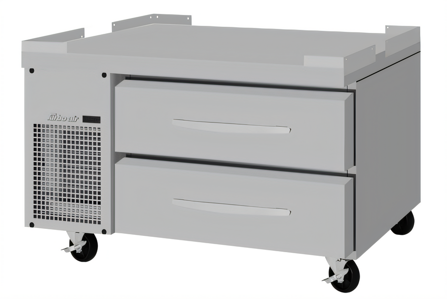 Product image #1 for Turbo Air PRO Series 36-Inch Chef Base Refrigerator with Stainless Steel Flat Top, 2 Drawers