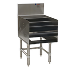 Thumbnail image #1 for Eagle Group Spec-Bar LD12-24 12-Inch Wide x 24-Inch Deep Freestanding 4-Step Stainless Steel Liquor Bottle Display, No Speed Rail