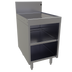 Thumbnail image #1 for Glastender Underbar Stainless Steel Drainboard Cabinet Base, Open Front, 18 x 19 Inches
