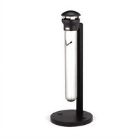 Rubbermaid Commercial Products FG9W3100SSBLA Infinity Cigarette Receptacle