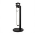 Thumbnail image #1 for Infinity Base-Mount Cigarette Receptacle with Domed Top, Stainless Steel/Black, 15-1/2 Inch W x 39-3/5 Inch H