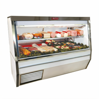 Howard-McCray 34N Series Double Duty Deli Meat & Cheese Service Case, 144-Inch, Self-Contained, Straight Glass, White