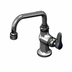 Thumbnail image #1 for T&S Brass Single Pantry Faucet, Single Hole Deck Mount, 6-Inch Swing Nozzle, 2.2 GPM Vandal-Resistant Aerator
