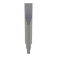 Glastender Underbar Inside Wedge Corner Fillerboard, 10° Angle, 19-Inch Deep, Stainless Steel, No Legs, With Backsplash