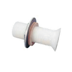 Thumbnail image #1 for Micro Matic USA DDA Beer Dispenser Drain Nipple Assembly, 2" Threaded Plastic, 1/2" MPT with Lock Nut