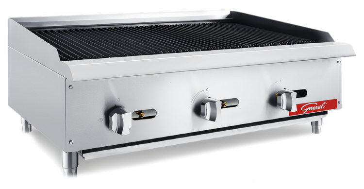 Product image #1 for General 36-Inch Countertop Char-Rock Gas Charbroiler with Lava Rocks