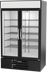 Thumbnail image #1 for Beverage-Air MarketMax™ Two-Section Reach-In Wine Merchandiser, Bottom-Mount Refrigeration, Hinged Glass Doors, 40.2 Cu. Ft., Black Exterior