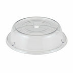 Thumbnail image #1 for Cambro Camwear® Camcover® 1007CW152 Clear Round Plastic Plate Cover, 10-5/8 in Inside Diameter, 2-3/4 in High Case of 12