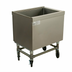 Thumbnail image #1 for Underbar Basics Portable Insulated Stainless Steel Ice Bin Caddy with 127 lb. Capacity
