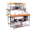 Thumbnail image #1 for Eagle Retail Display Workstation with Birch Wood Tops, 4 Chrome Wire Overshelves, and 2 Chrome Undershelves