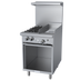 Thumbnail image #1 for Garland G Starfire Pro 24-Inch Gas Restaurant Range with 2 Open Burners, 12-Inch Griddle, and Open Storage Base