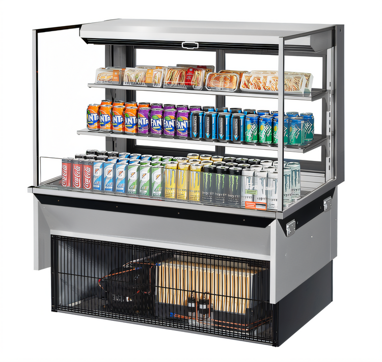 Product image #1 for Turbo Air 48-Inch Low Profile Drop-In Horizontal Open Refrigerated Display Case