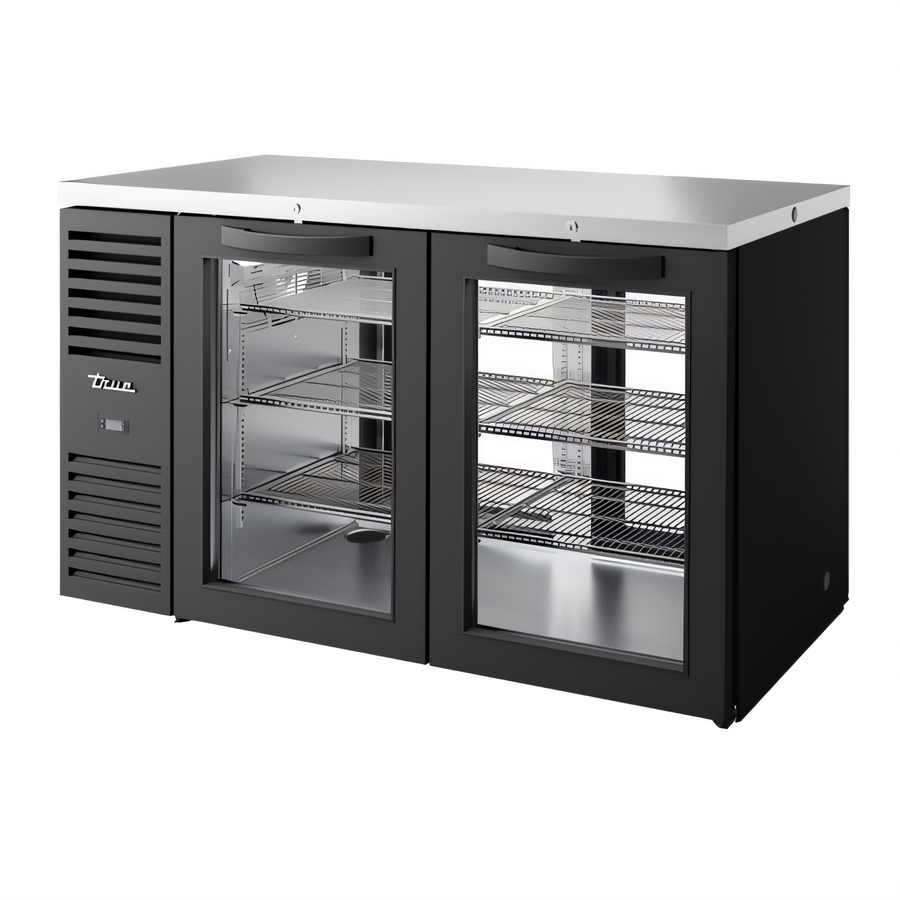 Product image #1 for True Premier Bar 60-Inch Pass-Thru 2-Section Refrigerated Back Bar Cooler with 4 Glass Doors