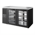 Thumbnail image #1 for True Premier Bar 60-Inch Pass-Thru 2-Section Refrigerated Back Bar Cooler with 4 Glass Doors
