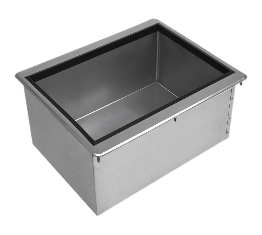 Product image #1 for Advance Tabco Special Value Series Drop-In Stainless Steel Ice Bin with Sliding Cover, 50 lb Capacity