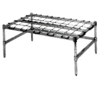 Thumbnail image #1 for Metro Super Erecta HP33C Chrome Wire Dunnage Rack with Lift-Off Mat, 36 x 18 x 14-1/2 Inches, 1600 lb Capacity