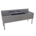 Thumbnail image #1 for Glastender TSB-72-S 72-Inch Underbar Three-Compartment Stainless Steel Sink with Left and Right Drainboards