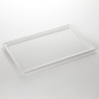 Thumbnail image #1 for American Metalcraft MREC21 Full-Size Rectangular Melamine Platter, White, 20-7/8 x 12-3/4 x 1-1/4 Inches Case of 6