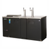 Thumbnail image #1 for Everest Refrigeration Two-Section Club Top Direct Draw Keg Refrigerator with 2 Draft Towers, 24 Cu. Ft., 3 Half-Barrel Kegs, 68-Inch Wide
