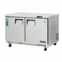 Everest Refrigeration ETBR2 Two-Section Undercounter/Worktop Refrigerator with Rear-Mounted Self-Contained R290 Refrigeration